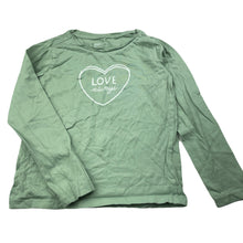 Load image into Gallery viewer, Girls Anko, green cotton long sleeve top, GUC, size 6,  