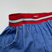 Load image into Gallery viewer, Girls Cotton On, lightweight cotton skirt, elasticated, L: 23cm, GUC, size 1,  