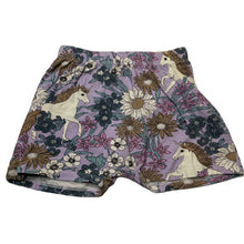 Load image into Gallery viewer, Girls Cotton On, stretchy floral pyjama shorts, unicorns, GUC, size 2,  