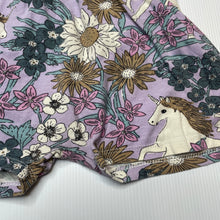 Load image into Gallery viewer, Girls Cotton On, stretchy floral pyjama shorts, unicorns, GUC, size 2,  