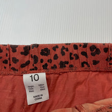 Load image into Gallery viewer, Girls Brilliant Basics, animal print cotton shorts, elasticated, FUC, size 10,  