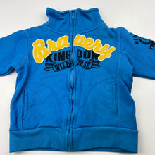 Load image into Gallery viewer, Boys SPUNKY KIDS, fleece lined zip up sweater / jumper, FUC, size 2,  