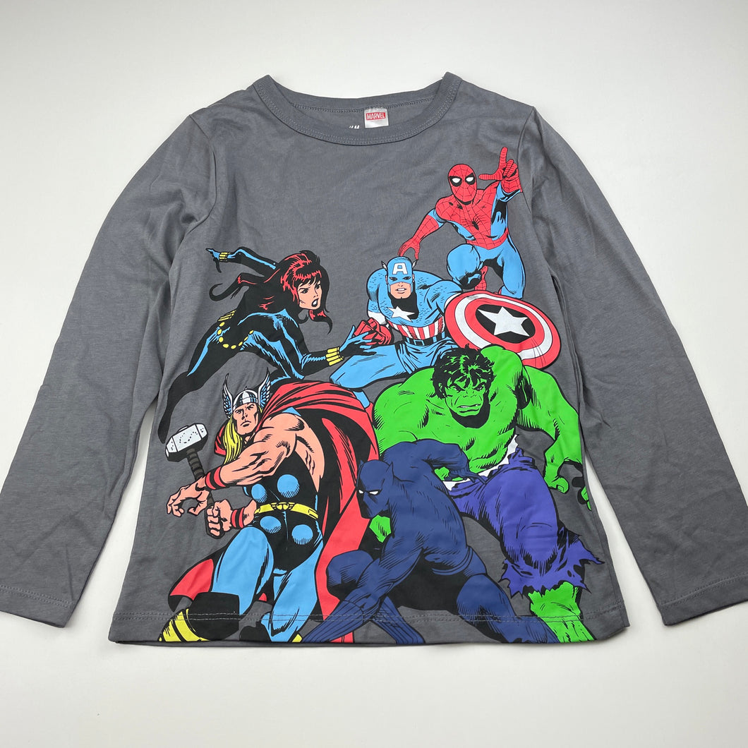 H&M, Marvel superhero cotton sleeve top, EUC, size 5-6, – DaisyChainClothing