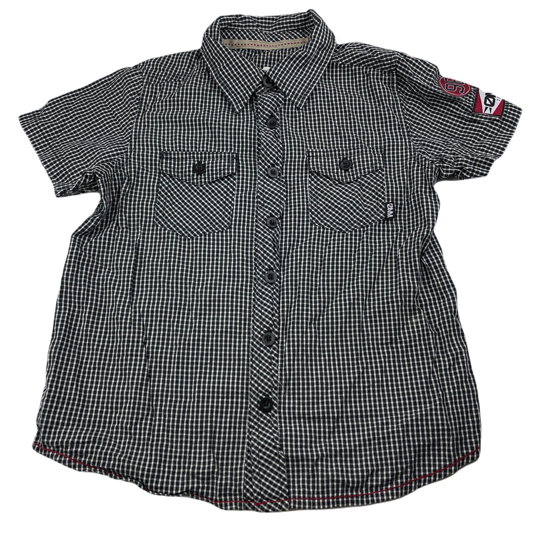 Boys OMM, lightweight cotton short sleeve shirt, GUC, size 8,  