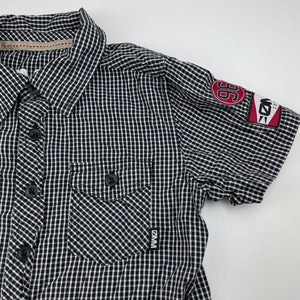 Boys OMM, lightweight cotton short sleeve shirt, GUC, size 8,  