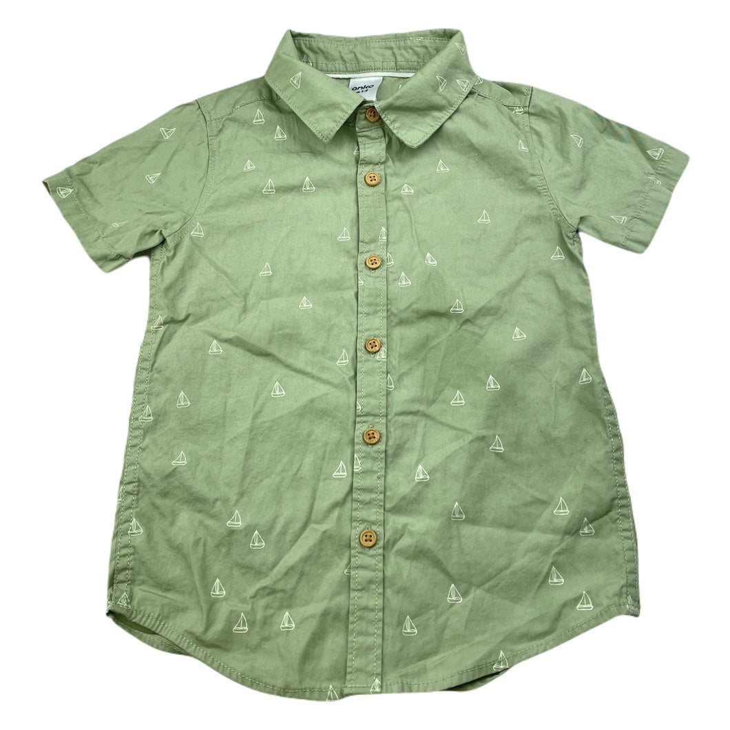 Boys Anko, lightweight cotton short sleeve shirt, FUC, size 3,  