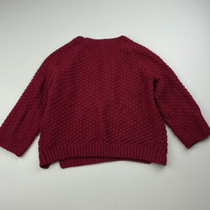 Girls Pumpkin Patch, knitted sweater / jumper, pilling, FUC, size 3-4,  