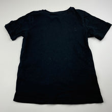 Load image into Gallery viewer, unisex Favourites, black organic cotton t-shirt / top, GUC, size 6,  