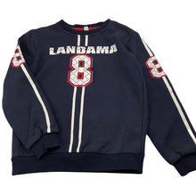 Load image into Gallery viewer, Boys navy, sweater / jumper, marks on front, no size, armpit to armpit: 40cm, FUC, size 8-9,  