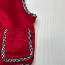 Load image into Gallery viewer, Boys WOOLART, red wool blend vest, EUC, size 0-1,  