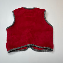 Load image into Gallery viewer, Boys WOOLART, red wool blend vest, EUC, size 0-1,  
