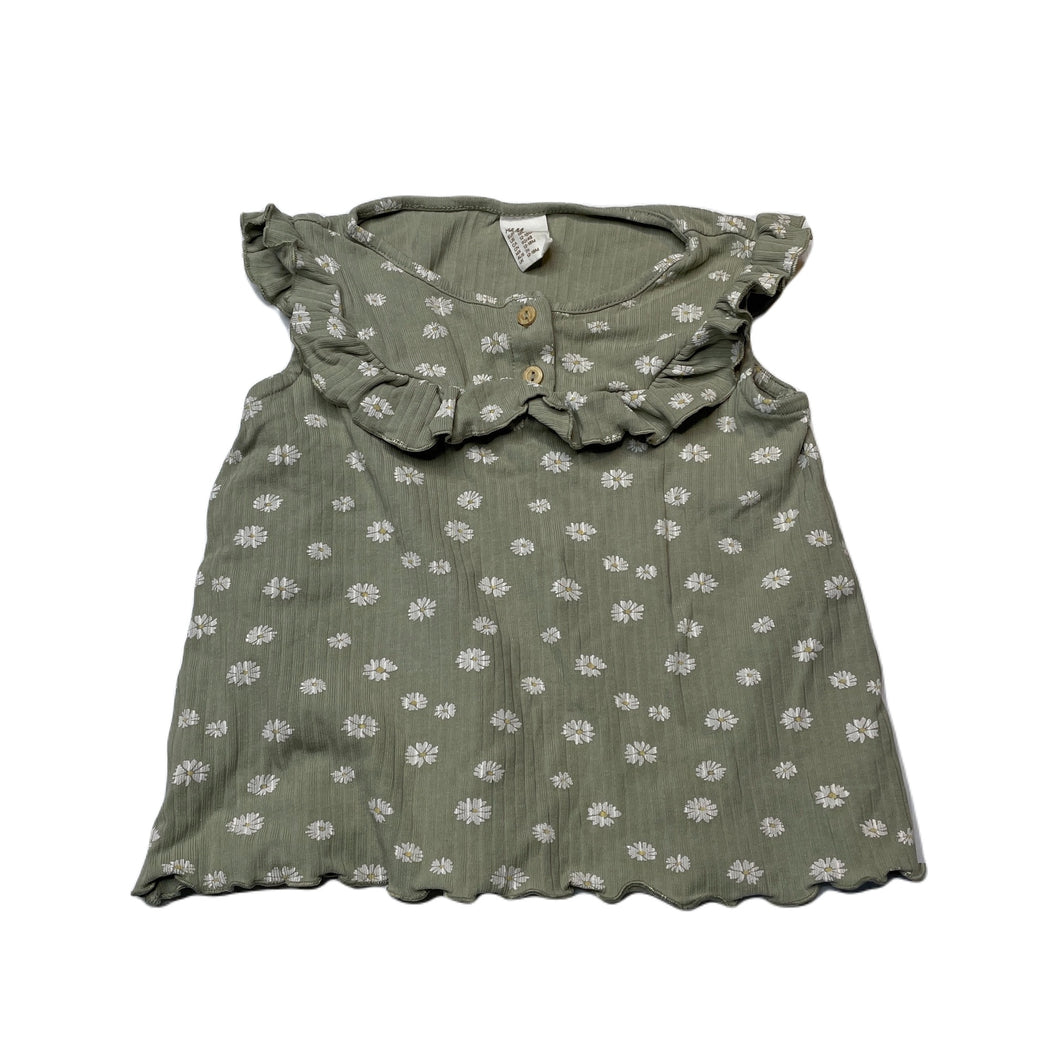 Girls H&M, floral summer top, GUC, size 1,  