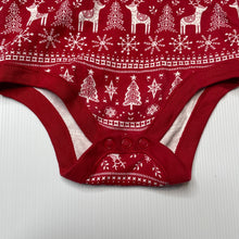 Load image into Gallery viewer, Girls Tu, cotton Christmas bodysuit / romper, EUC, size 1,  