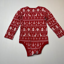 Load image into Gallery viewer, Girls Tu, cotton Christmas bodysuit / romper, EUC, size 1,  