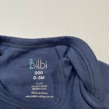 Load image into Gallery viewer, unisex Bilbi, stretchy bodysuit / romper, EUC, size 000,  