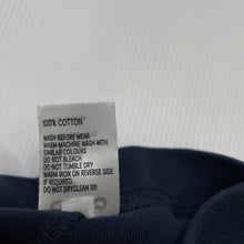 Load image into Gallery viewer, unisex Anko, navy soft cotton shorts, elasticated, GUC, size 0,  