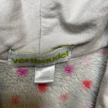 Load image into Gallery viewer, Girls Vertbaudet, fleece dressing gown / bath robe, poppers, L: 44cm, GUC, size 2,  