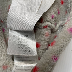 Girls Vertbaudet, fleece dressing gown / bath robe, poppers, L: 44cm, GUC, size 2,  