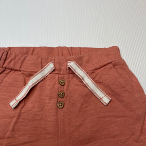 Girls Anko, organic cotton pants / bottoms, elasticated, EUC, size 000,  
