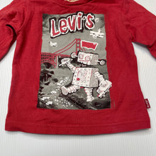 Load image into Gallery viewer, Boys Levis, cotton long sleeve top, robot, GUC, size 00,  