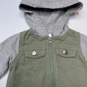 Boys Dymples, lightweight hooded jacket, EUC, size 00,  