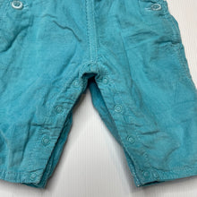 Load image into Gallery viewer, unisex Mi Primer Grisino, corduroy cotton overalls / dungarees, EUC, size 000,  