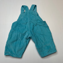 Load image into Gallery viewer, unisex Mi Primer Grisino, corduroy cotton overalls / dungarees, EUC, size 000,  