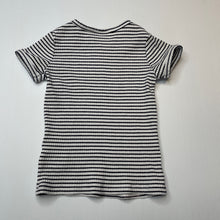 Load image into Gallery viewer, Girls Seed, navy striped ribbed t-shirt / top, FUC, size 3,  