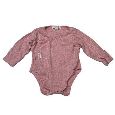 Girls purebaby, organic pointelle cotton romper, GUC, size 0000,  