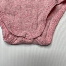 Load image into Gallery viewer, Girls purebaby, organic pointelle cotton romper, GUC, size 0000,  