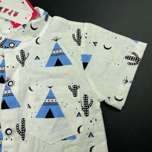 Load image into Gallery viewer, Boys lightweight, short sleeve shirt, NEW, size 0,  