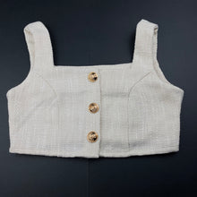 Load image into Gallery viewer, Girls SHEIN, woven cropped summer top, EUC, size 8-9,  