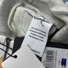Load image into Gallery viewer, Boys Rock Your Baby, stretchy zip hoodie sweater, dinosaurs, NEW, size 00,  