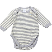 Load image into Gallery viewer, unisex Bb Cheeky, embroidered soft feel bodysuit / romper, EUC, size 000,  