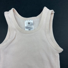 Load image into Gallery viewer, Girls Target, pink ribbed organic cotton singlet top, EUC, size 00,  