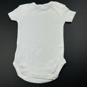 unisex Anko, soft cotton bodysuit / romper, EUC, size 0,  