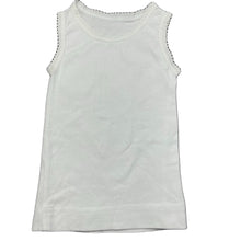 Load image into Gallery viewer, unisex Marquise, white cotton singlet top, FUC, size 000,  