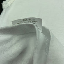 Load image into Gallery viewer, unisex Marquise, white cotton singlet top, FUC, size 000,  