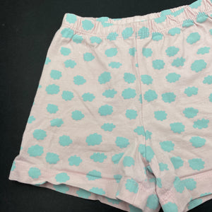 Girls Lollidays, cotton pyjama shorts, elasticated, FUC, size 2-3,  