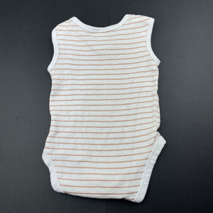 unisex Anko, soft cotton bodysuit / romper, GUC, size 00,  