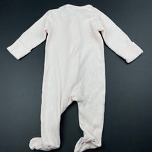 Load image into Gallery viewer, Girls Target, pink stretchy zip coverall / romper, EUC, size 000,  