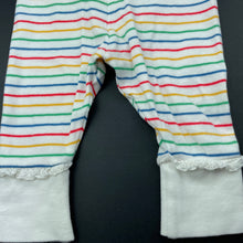 Load image into Gallery viewer, Girls Mothercare, soft cotton leggings / bottoms, EUC, size 000,  