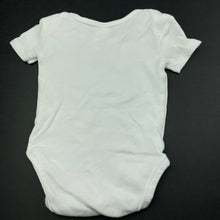 Load image into Gallery viewer, unisex Anko, white cotton bodysuit / romper, GUC, size 00,  