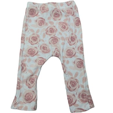 Girls Kyle & Deena, ribbed floral leggings / bottoms, GUC, size 00,  