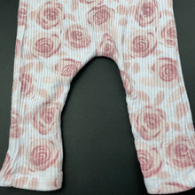 Load image into Gallery viewer, Girls Kyle &amp; Deena, ribbed floral leggings / bottoms, GUC, size 00,  