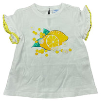 Load image into Gallery viewer, Girls Original Marines, lightweight cotton top, lemons, EUC, size 00,  