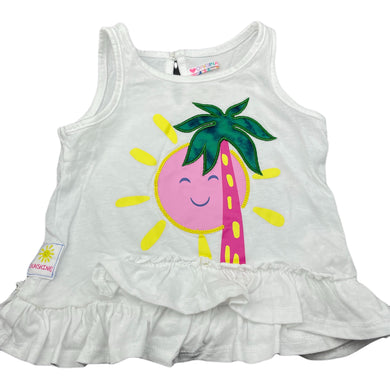 Girls Original Marines, cotton singlet / tank top, EUC, size 00,  