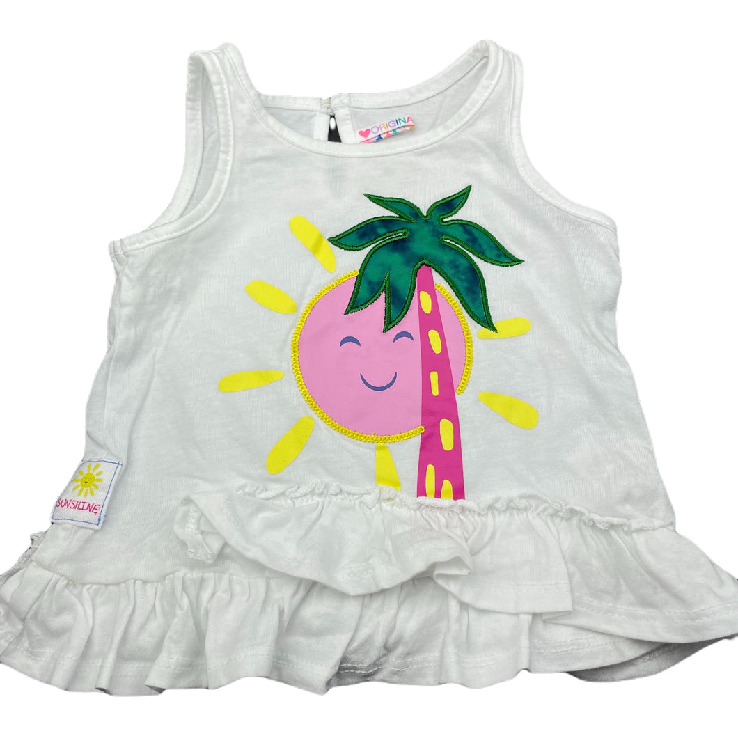 Girls Original Marines, cotton singlet / tank top, EUC, size 00,  