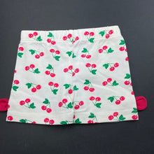 Load image into Gallery viewer, Girls Original Marines, stretchy shorts, elasticated, cherries, EUC, size 00,  