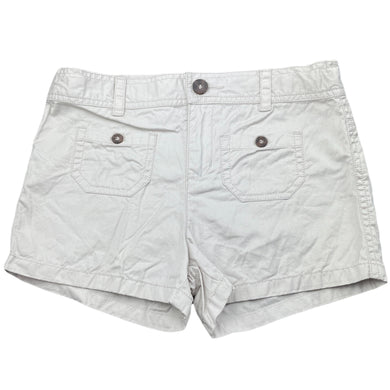Girls purebaby, lightweight organic cotton shorts, adjustable, light mark front waist, FUC, size 5,  